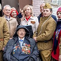 Поздравления ветеранов ВОВ с 80-летием Великой Победы