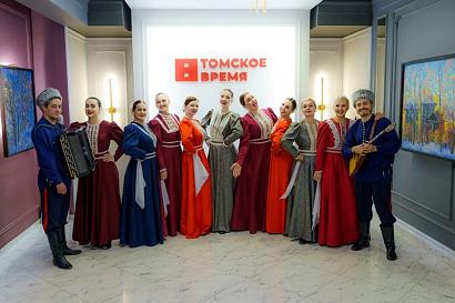 Съемочный день в студии «Томского времени»