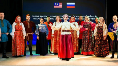 «Разноцветье» и делегация из Малайзии
